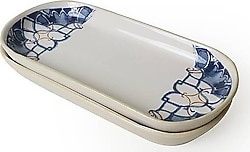 Keramika Wave Flow Noyan 22747 26 cm 2'li Kayık Tabak