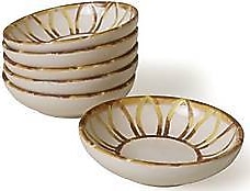 Keramika Worn Gold Halka 22967 13 cm 6'lı Sosluk Çerezlik