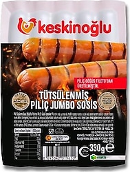 Keskinoğlu Tütsülenmiş Piliç Jumbo Sosis 330 gr