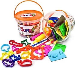 Kiddy Clay 55 Parça Kovalı Oyun Hamuru Kalıp Seti