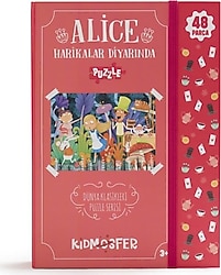 Kidmosfer Alice Harikalar Diyarında 48 Parça Puzzle