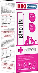 Kiki Excellent Biyotin Köpek ve Kediler için 50 ml Şurup