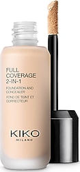 KIKO Milano Full Coverage 2 in 1 01 Warm Rose 25 ml Fondöten & Kapatıcı
