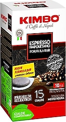 Kimbo Cialde Espresso Napoletano Yassı Pod Uyumlu Kapsül Kahve 15'li