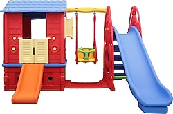 King Kids KH-2030 Kırmızı-Mavi King Ev Büyük Set