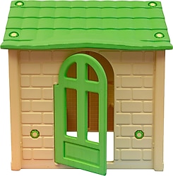 King Kids KH-2040 Yeşil-Krem Tek Kapılı Ev