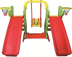 King Kids KS 9060 Kaydıraklı Salıncak Set C
