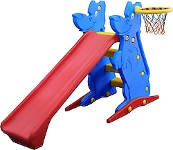 King Kids KS 9061 Mavi Potalı Kaydırak
