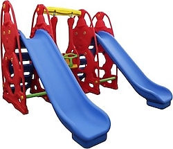 King Kids Sevimli Teddy Kaydıraklı Salıncak Set C