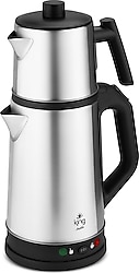 King Arvella K736 1500 W Çelik Çay Makinesi