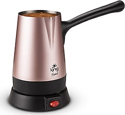 King Fasıl K449 Rose Gold Elektrikli Cezve