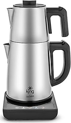 King KCM388 Teatalker 2200 W Konuşan Çelik Çay Makinesi