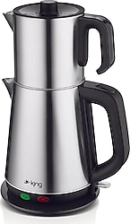 King Sonat KCM333 1500 W Çelik Çay Makinesi