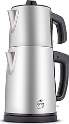 King Tealuxe Plus K3106 2000 W Çelik Çay Makinesi