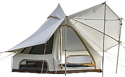 Kingcamp Anizo S 320 Canvas Glamping 4 Kişilik Aile Çadırı