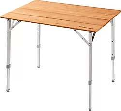 Kingcamp Bamboo M 100x65 cm Ahşap Katlanır Kamp Masası