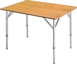 Kingcamp Bamboo All-Terrain 100x70 cm Ahşap Katlanır Kamp Masası