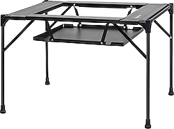 Kingcamp Loes Ultralight Midi 61x42 cm Alüminyum Katlanır Kamp Masası