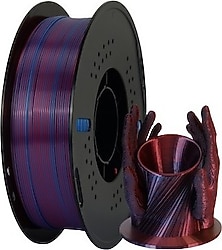 Kingroon Silk PLA 1.75 mm 1 kg Mavi-Kırmızı Filament