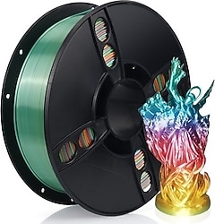 Kingroon Silk Rainbow PLA 1.75 mm 1 kg Makaron Filament