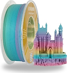 Kingroon Silk Rainbow PLA 1.75 mm 1 kg Matte Filament