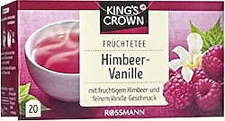 King 's Crown 60 gr Ahududu ve Vanilya Meyve Çayı