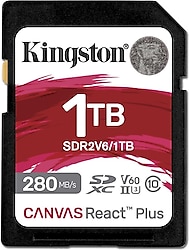 Kingston Canvas React Plus SDR2V6/128GB Class 10 UHS-II U3 V60 128