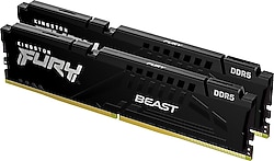 Kingston Fury Beast 16 GB (2x8) 5600 MHz DDR5 CL40 KF556C40BBK2/16 Ram
