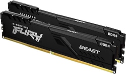 Kingston Fury Beast 32 GB (2x16) 3200 MHz DDR4 CL16 KF432C16BBK2/32 Ram
