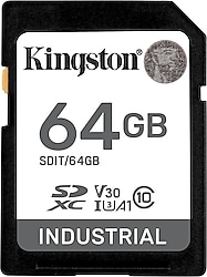 Kingston Industrial SDIT/64GB Class 10 UHS-I U3 A1 V30 64 GB Hafıza Kartı