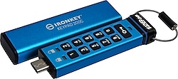 Kingston IronKey Keypad 200 Type-C IKKP200C-128GB USB 3.2 128 GB Flash Bellek