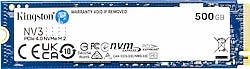 Kingston NV3 SNV3S/500G PCI-Express 4.0 500 GB M.2 SSD