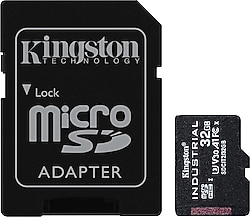 Kingston Industrial SDCIT2/32GB Class 10 UHS-I U3 A1 V30 32 GB Micro SD Kart