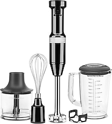 KitchenAid 5KHBV83EOB 180 W El Blender Seti Parlak Siyah