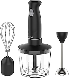 Kiwi KC-8219H 500 W Siyah El Blender Seti