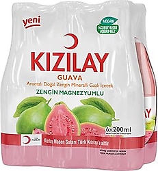 Kızılay Guava Aromalı Maden Suyu 6x200 ml
