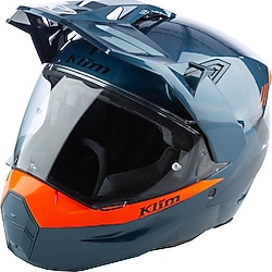 Klim X1 Alpha Carbon Mavi Turuncu Full Face Motor Kaskı