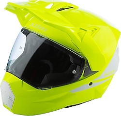 Klim X1 Alpha Carbon Sarı Beyaz Full Face Motor Kaskı