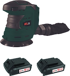 KLpro KLEZ18-20 Çift Akülü 2 Ah Eksantrik Zımpara Makinesi