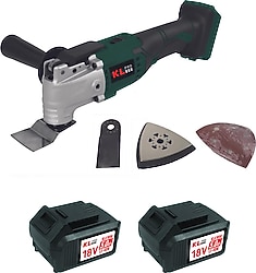 KLpro KLMT18B-50 Çift Akülü 5 Ah Zımpara Makinesi