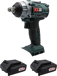 KLpro KLSS18B-20 Çift Akülü 2 Ah Somun Sıkma Makinesi