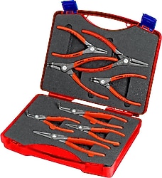 Knipex 00 21 25 Ağır Hizmet 8 Parça Segman Pense Seti