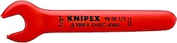 Knipex 98 00 1/2 1/2" İzoleli Tek Ağız Anahtar