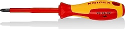 Knipex 98 24 02 VDE İzoleli Yıldız Uçlu Tornavida