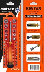 Knitex KTX-034 28 Parça Bits Uçlu Tornavida Seti Fiyatları