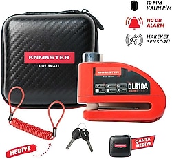 Knmaster DL510A 10 mm Alarmlı Disk Kilidi