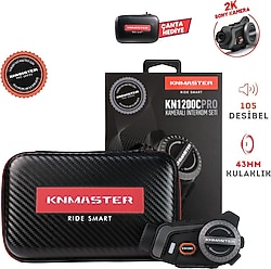 Knmaster KN1200C Pro Kameralı Bluetooth Intercom