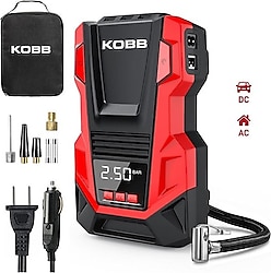 Kobb KB220 12V 150 PSI Dijital Basınç Göstergeli Araç Kompresörü