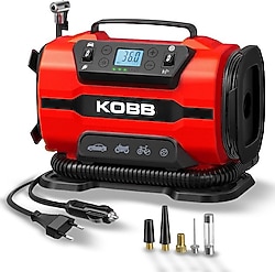 Kobb KB301 12 V Dijital Basınç Göstergeli Araç Kompresörü