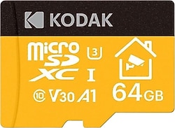Kodak KI330 Class 10 UHS-I U3 A1 V30 64 GB Micro SD Kart